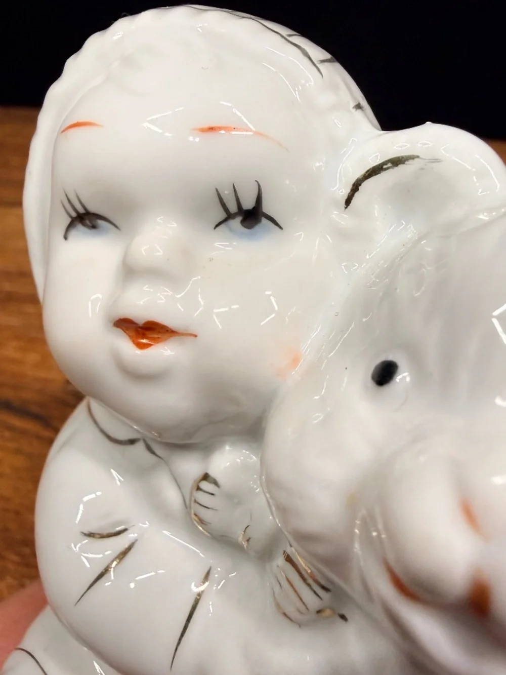 Baby & Bear Figurine